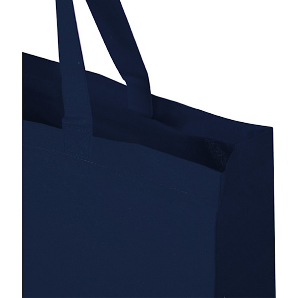 Odessa Återvunnen Bomulls Tote Bag Storlek One Navy Navy One Size