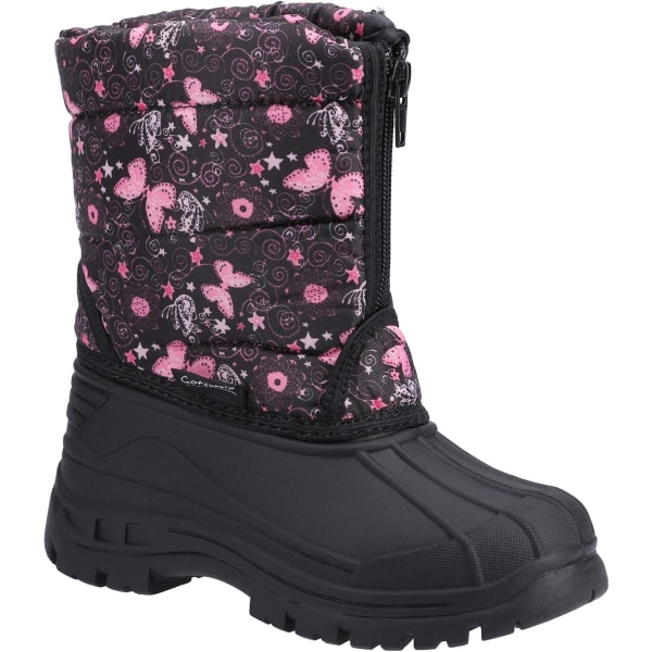 Cotswold Childrens/Kids Iceberg Butterfly Snow Boots 10 UK Chil Pink/Black 10 UK Child