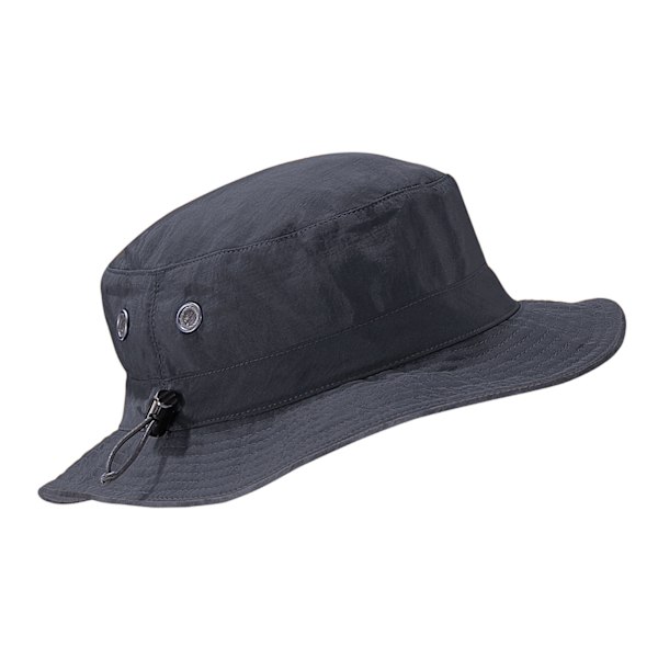 Beechfield Summer Cargo Bucket Hat / Huvudbonad (UPF50-skydd Graphite Grey One Size