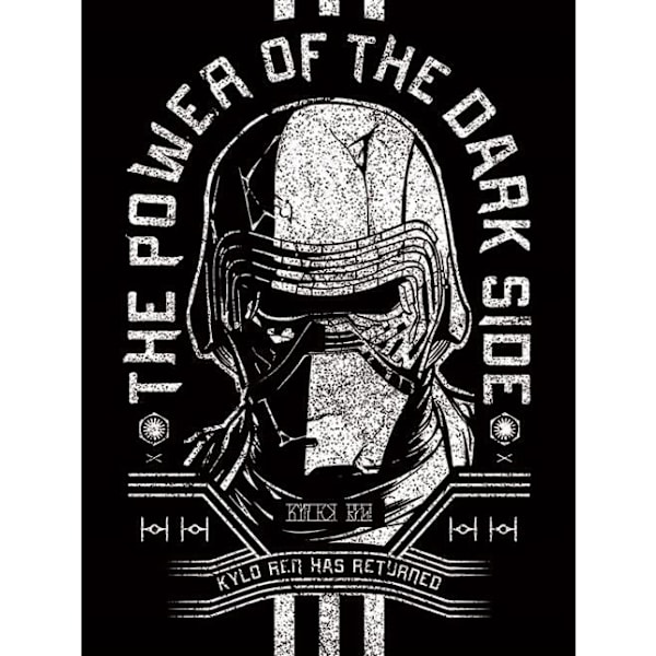 Star Wars: The Rise of Skywalker Kylo Ren Has Returned Canvas P White/Black 80cm x 60cm