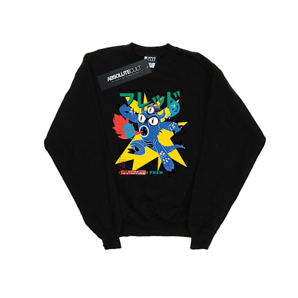 Disney Dam/Kvinnor Big Hero 6 Fred Ultimate Kaiju Sweatshirt Black M
