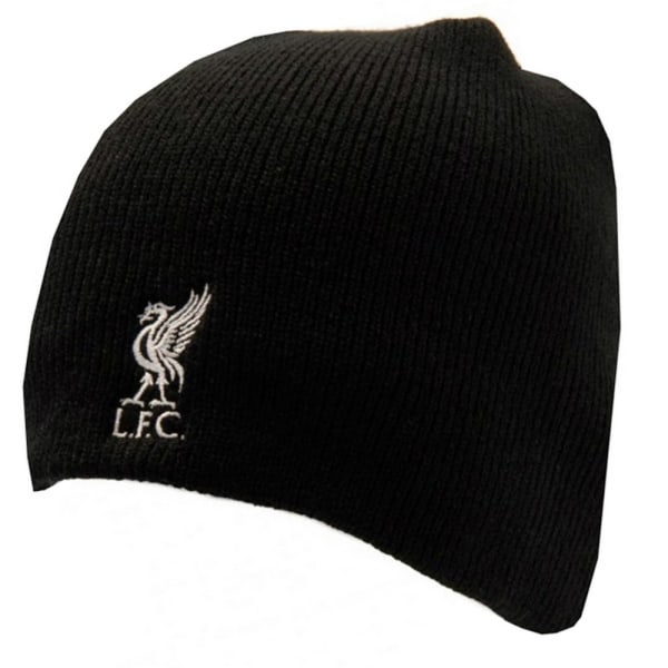 Liverpool FC Vuxna Unisex Crest Beanie Stickad Mössa One Size Bl Black One Size