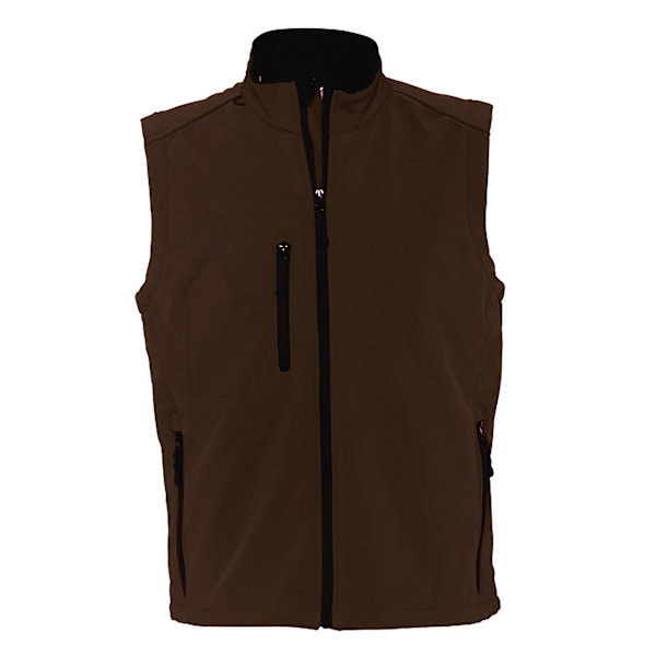 SOLS Rallye Soft Shell Bodywarmer Jacket M Mörk Choklad Dark Chocolate M