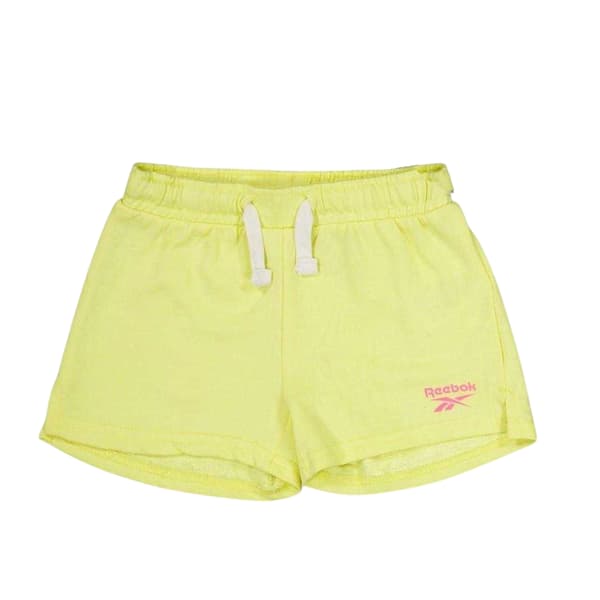 Reebok Flickor Shorts i Bomullsblandning med Sidosträck (2-pack) 4-5 år Light Grey Heather 4-5 Years
