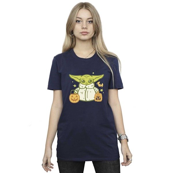Star Wars: The Mandalorian Dam/Kvinnor Bus eller Godis Grogu C Navy Blue XL