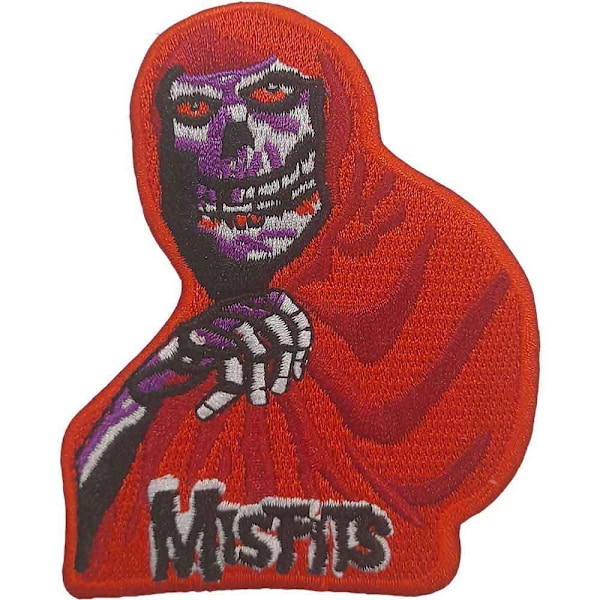 Misfits Red Cape Fiend vävd patch One Size Röd Red One Size