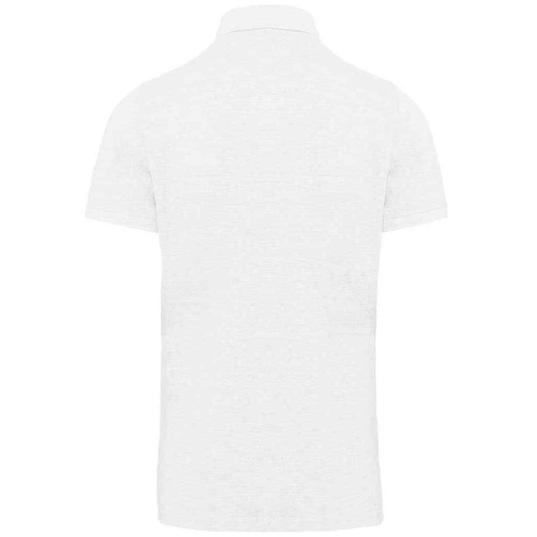 Kariban Herr Piqué Stud Front Polo Shirt XS Vit White XS