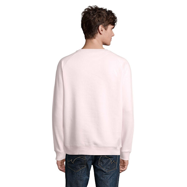 SOLS Unisex Adult Space Organic Raglan Sweatshirt L Pale Pink Pale Pink L