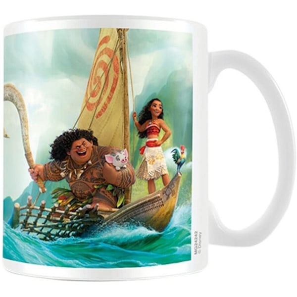 Moana Båt Mugg En Storlek Flerfärgad Multicoloured One Size