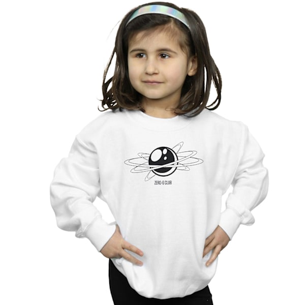 Ready Player One Girls Zero G Club Logo Sweatshirt 9-11 år W White 9-11 Years