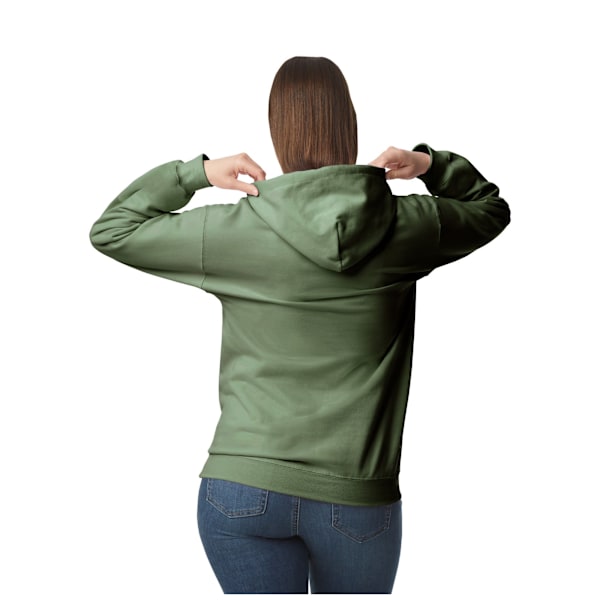 Gildan Unisex Softstyle Midweight Hoodie 4XL Militärgrön Military Green 4XL