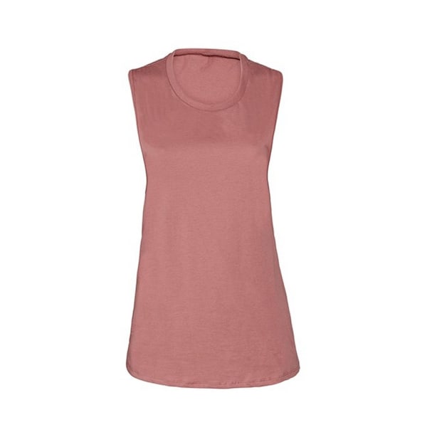 Bella + Canvas Dam/Dam Muscle Jersey Tank Top S Mauve Mauve S