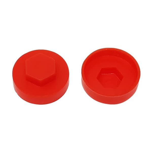 Forgefix Techfast Täcklock 19mm Vallmoröd Poppy Red 19mm