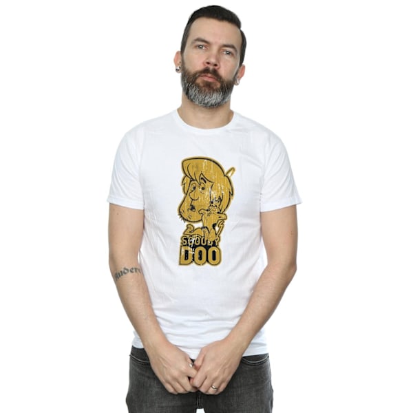 Scooby Doo T-shirt för män och Shaggy 3XL Vit White 3XL