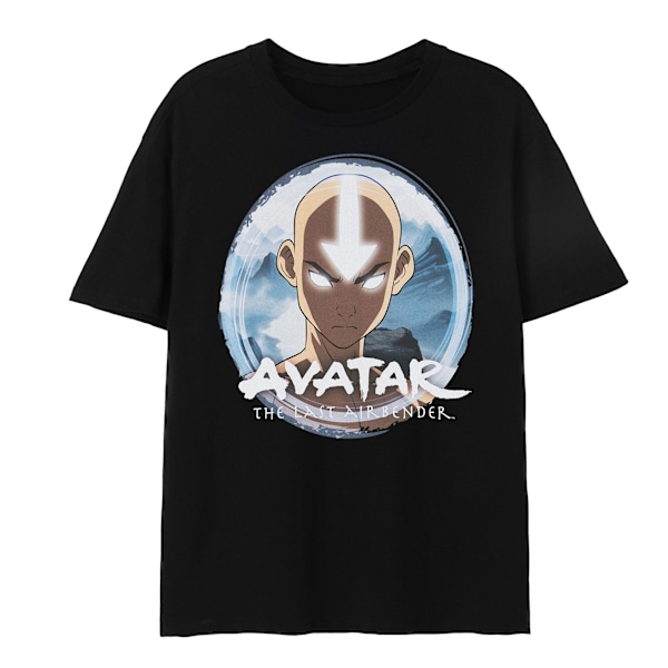 Avatar: The Last Airbender Herr Aang Cirkel Kortärmad T-shirt Black XL