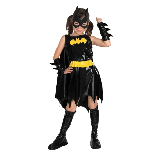 Batman Childrens/Kids Deluxe Batgirl Costume S Svart/Gul Black/Yellow S