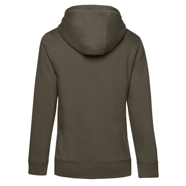 B&C Dam Hoodie med Full Dragkedja, Storlek XXL, Khaki Brun Khaki Brown XXL