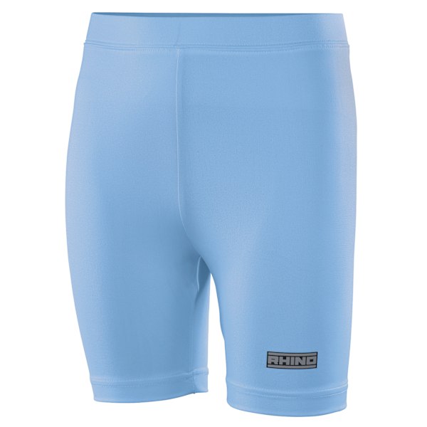 Rhino Barnunderkläder Termo Sport Baslager Shorts för Pojkar Light Blue LY-XLY