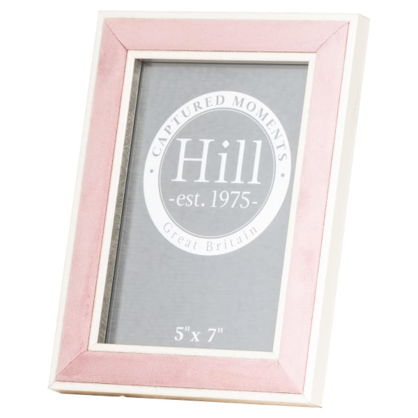 Hill Interiors Enkel fotoram 19cm x 1cm x 13cm Silver/Rosa Silver/Pink 19cm x 1cm x 13cm