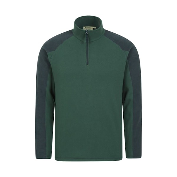 Mountain Warehouse Ashbourne II Fleece Tröja med Halv Dragkedja Herr S Khak Khaki Green S