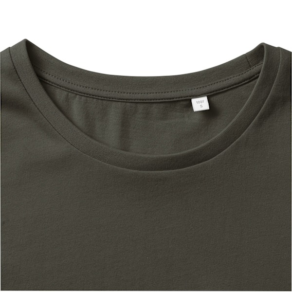 Russell Dam/Dam Organic Kortärmad T-shirt XXL Mörk Oliv Dark Olive XXL