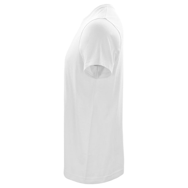 Clique Klassisk ekologisk bomulls-t-shirt för män 4XL Vit White 4XL