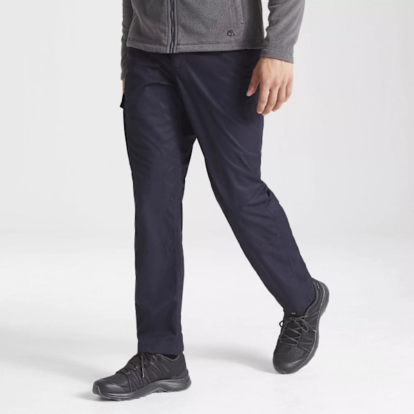 Craghoppers Mens Expert Kiwi Tailored Trousers 30S Mörkblå Dark Navy 30S