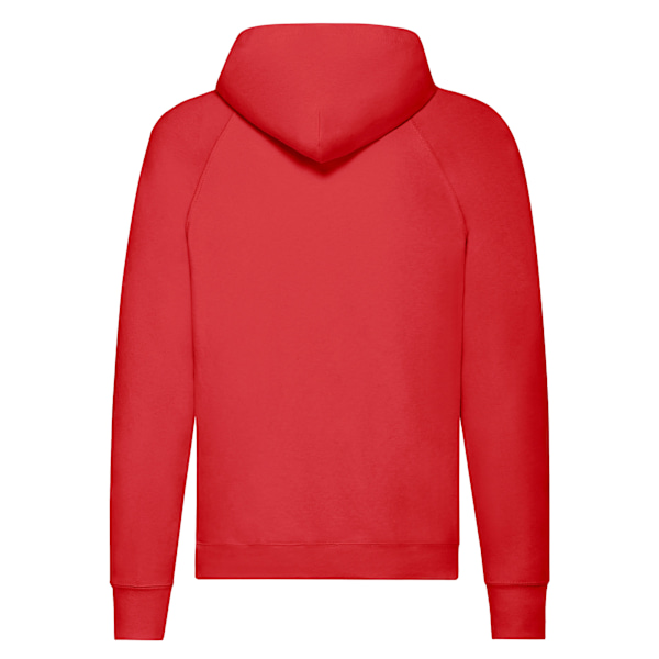 Fruit Of The Loom Unisex Lätt Huvtröja för Vuxna Red L
