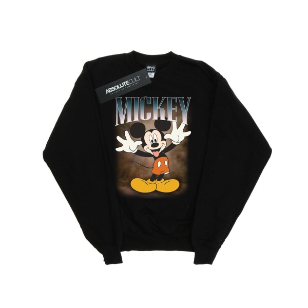 Disney Boys Mickey Mouse Tongue Montage Sweatshirt 9-11 år B Black 9-11 Years