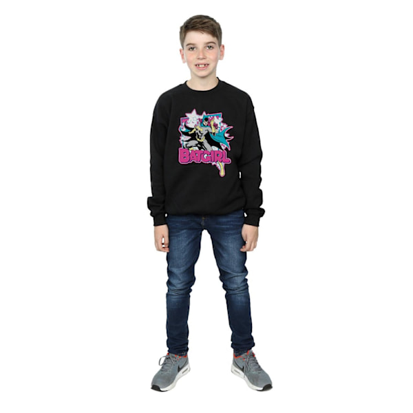 DC Comics Boys Batgirl Leap Sweatshirt 5-6 år Svart Black 5-6 Years