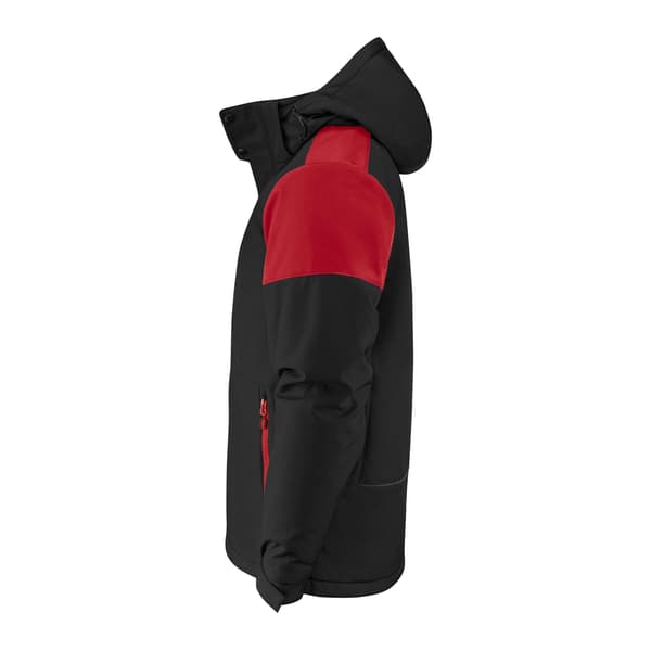 Printer Vadderad Soft Shell Jacka för Herr XL Svart/Röd Black/Red XL