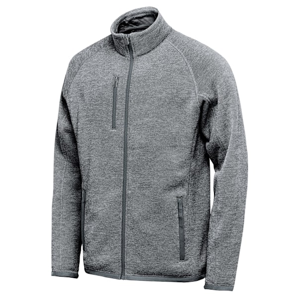 Stormtech Herr Avalante Heather Full Zip Fleece Jacka 4XL Gran Granite 4XL