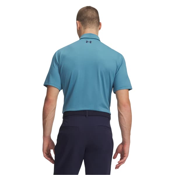 Under Armour Herr Performance Andningsbar Pikétröja 3XL Blå Blue 3XL