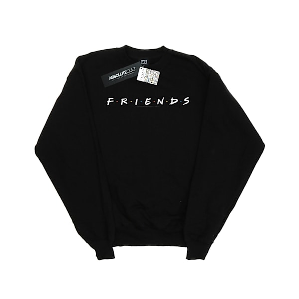 Friends Herrar Text Logo Sweatshirt L Svart Black L