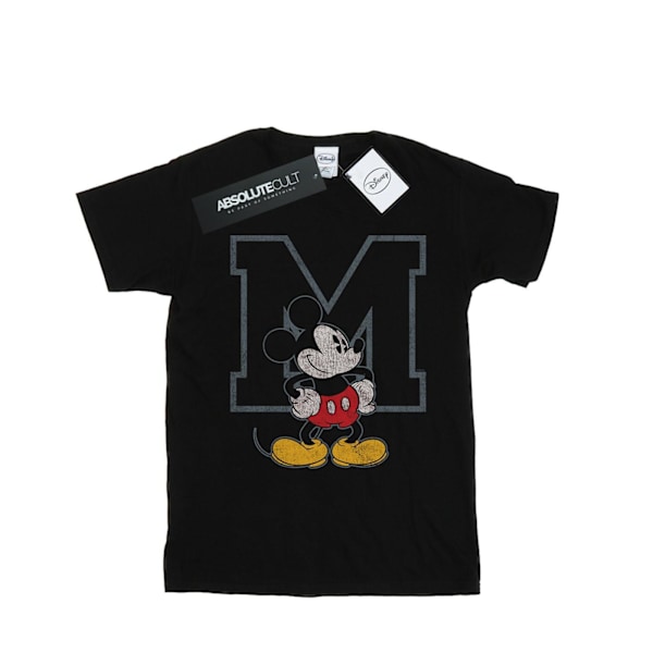 Disney Girls Mickey Mouse Classic M Bomull T-shirt 12-13 år Black 12-13 Years