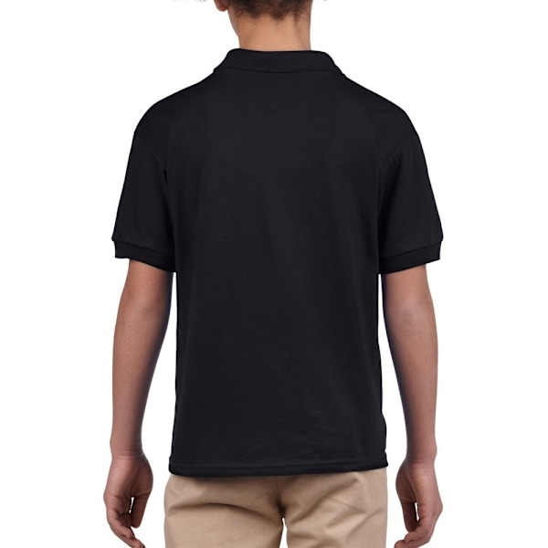 Gildan DryBlend Unisex Jersey Poloskjorta för barn (2-pack) Black XL