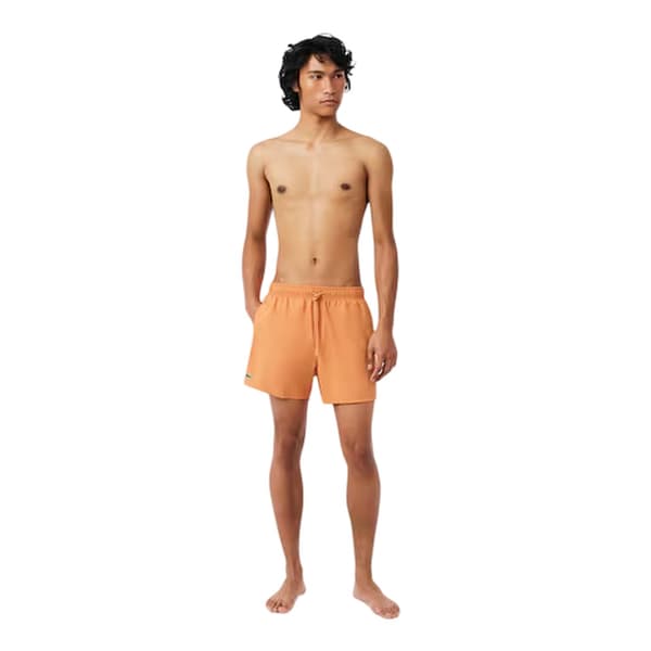 Lacoste Herr Logotyp Badshorts L Orange Orange L