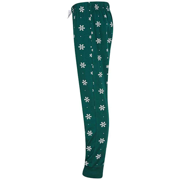 SF Minni Barn/Barn Snowflake Lounge Byxor 11-12 År Flaska Bottle Green/White 11-12 Years