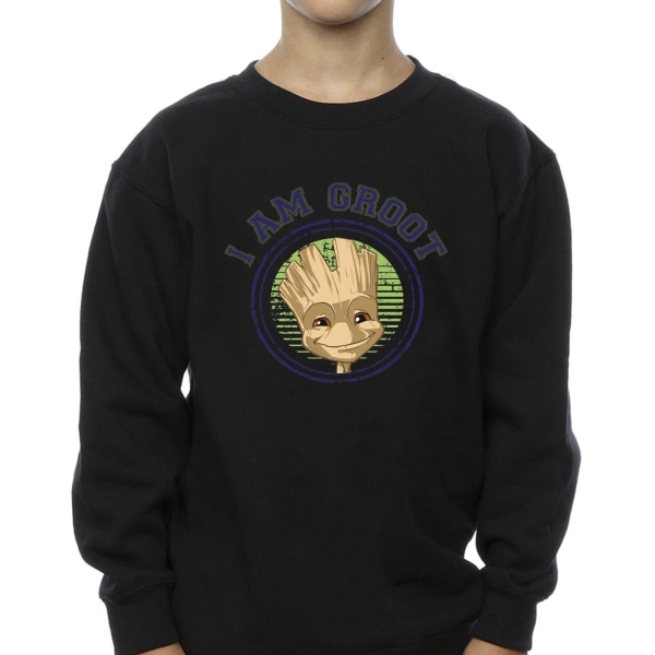 Guardians Of The Galaxy Boys Groot Varsity Sweatshirt 3-4 år Black 3-4 Years