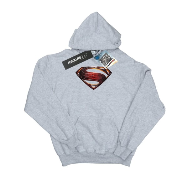 DC Comics Mens Justice League Movie Superman Emblem Hoodie XL S Sports Grey XL