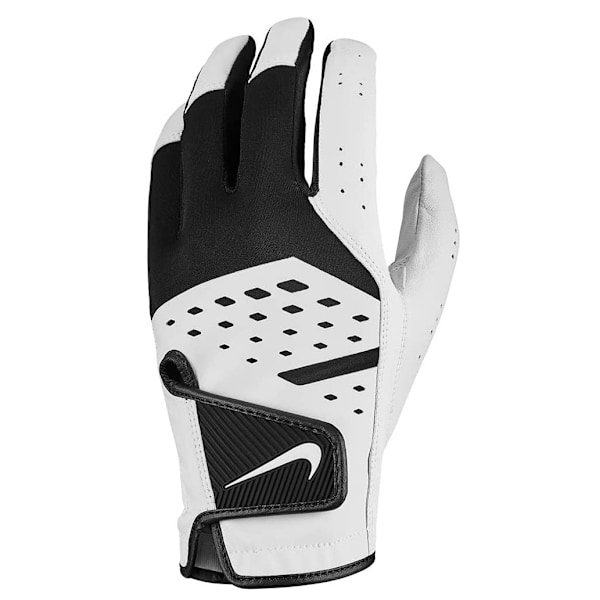 Nike Tech Extreme VII Läder Vänsterhand Golfhandske M Vit White/Black M