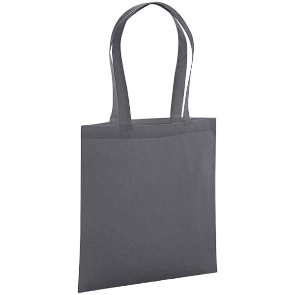 Westford Mill Premium ekologisk bomullskasse One Size Graphite Graphite Grey One Size