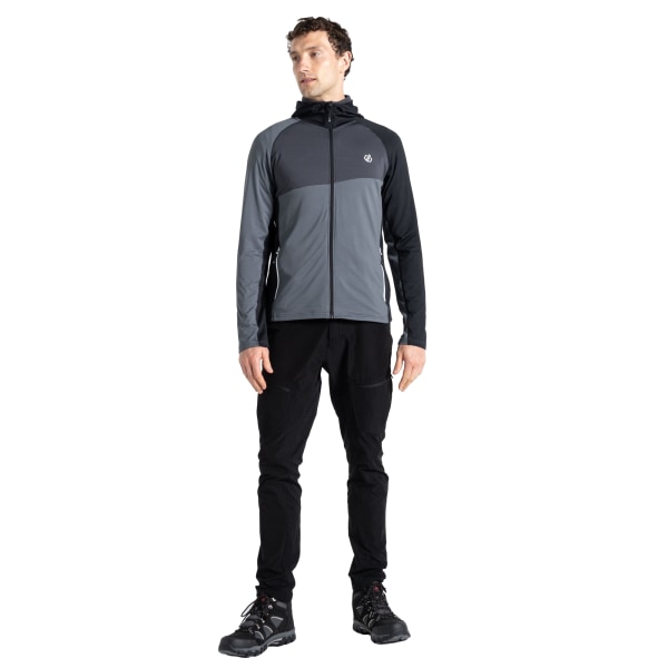 Dare 2B Herr Touring Huvtröja Stretch Full Zip Jacka L Ebony/Bla Ebony/Black L