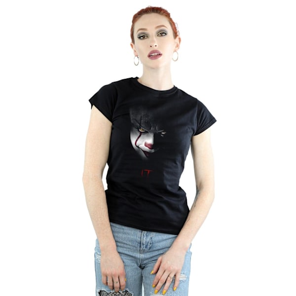 It Dam/Damer Pennywise Stare Bomull T-Shirt XL Svart Black XL