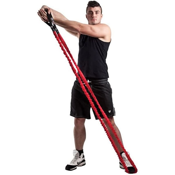 Fitness Mad Säkerhetsmotståndsband Stark Röd/Svart Red/Black Strong