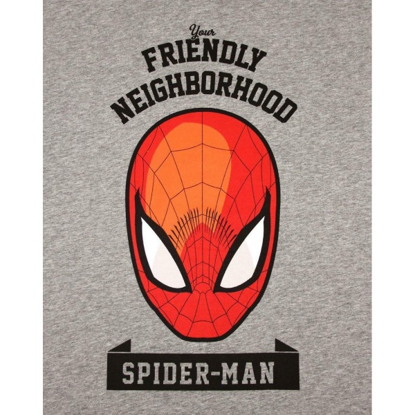 Spider-Man Män Friendly Neighborhood T-shirt S Grå Grey S