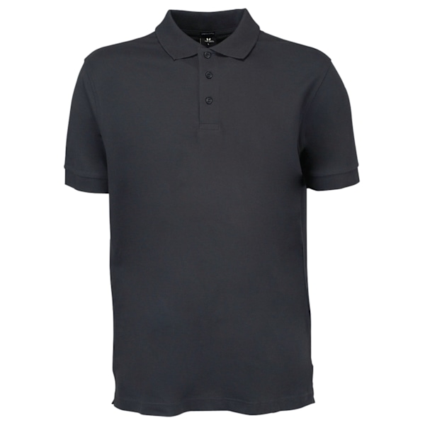 Tee Jays Herr Luxury Stretch Kortärmad Polotröja 4XL Mörk G Dark Grey 4XL