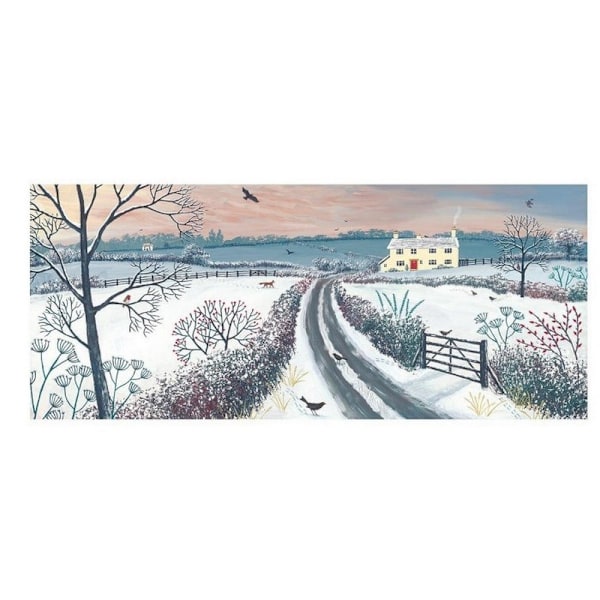Jo Grundy Kommer Hem För Vintertavla 30cm x 60cm Flerfärgad Multicoloured 30cm x 60cm