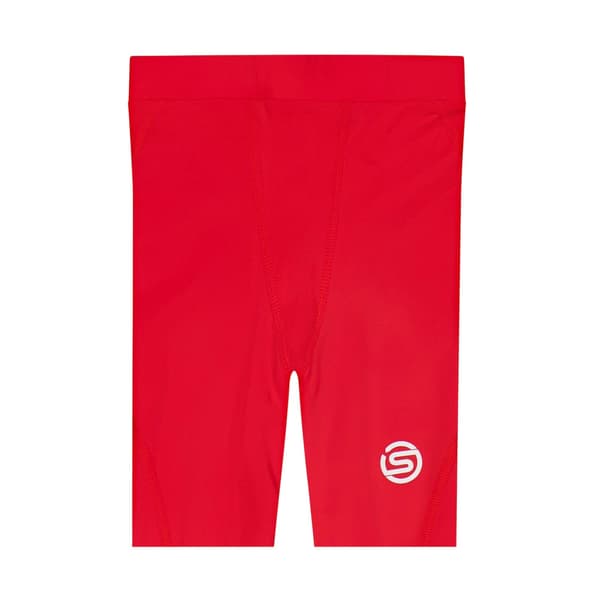 Skins Barn Series-1 Logotyp-tights 9-10 år Röd Red 9-10 Years
