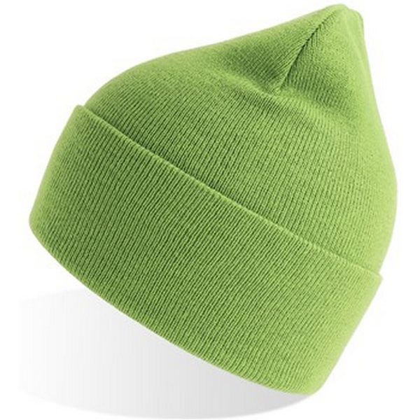 Atlantis Unisex Vuxen Ren Beanie i Ren Återvunnen Material En Storlek Acid Lime Acid Lime One Size